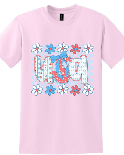 USA w/ Flowers