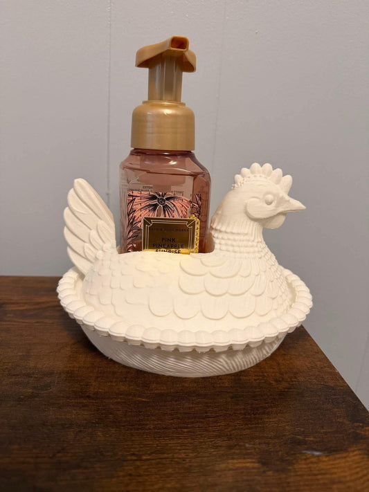 HEN BATH AND BODY SOAP HOLDER
